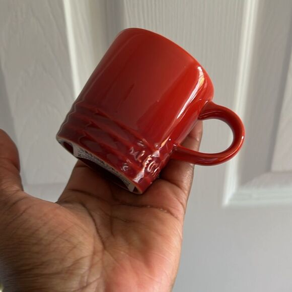 Le Creuset Cerise Espresso Mug Set of 4 - Picture 8 of 13